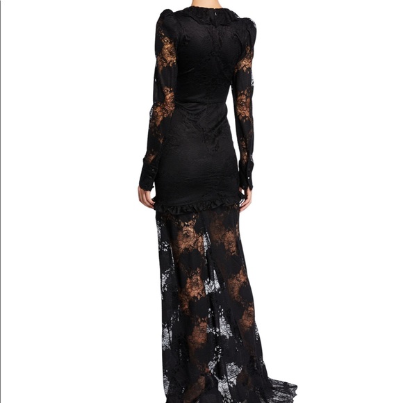 Alexis black Lace Dress - Picture 2 of 7